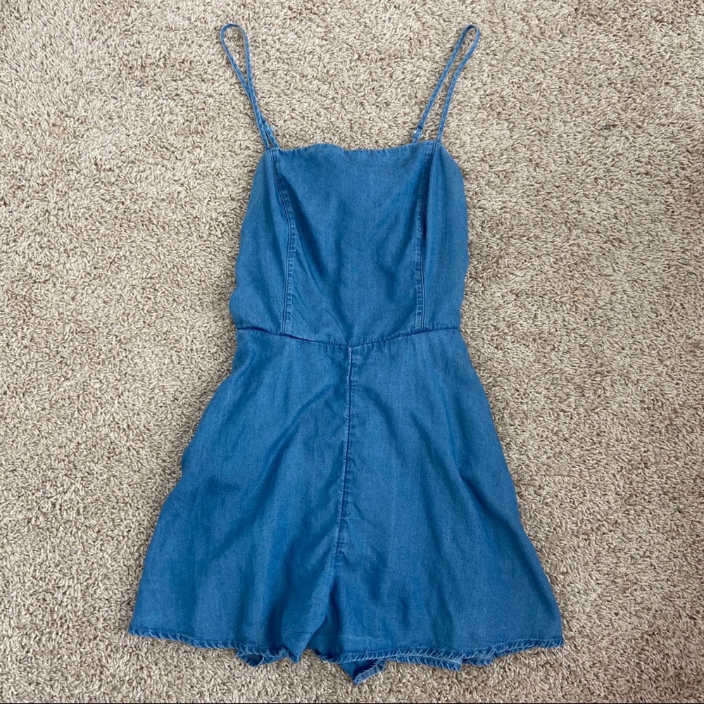 Urban Outfitters Chambray Romper